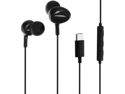 AVIZAR Ecouteurs Filaires USB-C Son St&eacute;r&eacute;o de Qualit&eacute; T&eacute;l&eacute;commande Microphone Noir