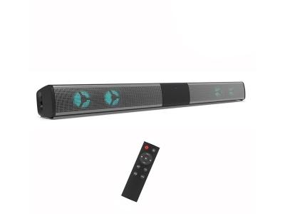 YONIS Barre De Son Bluetooth RGB Atmosph&egrave;re Lumineuse Haut-Parleur Sans Fil HiFi 5W YO