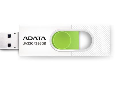 ADATA Cl&eacute; USB  UV320 256 Go - Blanc, Vert - USB 3.2