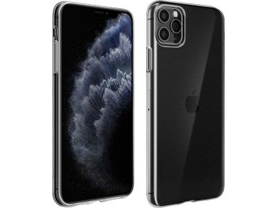 AVIZAR Coque Apple iPhone 11 Pro Max Protection Silicone Souple Ultra-Fin Transparent Blanc 