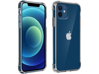 AVIZAR Coque iPhone 12 Mini Flexible Antichoc Coins Bumper Transparent