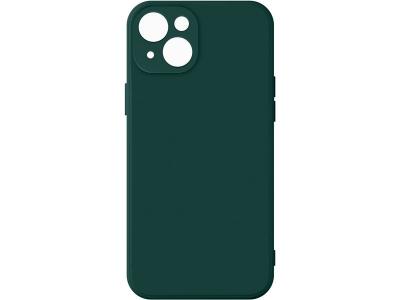 AVIZAR Coque iPhone 13 Silicone Semi-Rigide avec Finition Soft Touch vert