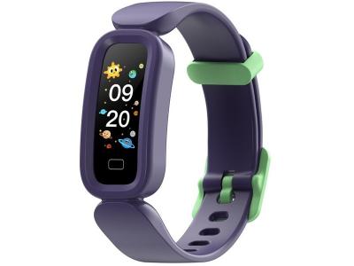 EKO   Bracelet Connect&eacute; 5.0 &Eacute;dition Discovery Tactile Waterproof IP68 Multifonction Bleu