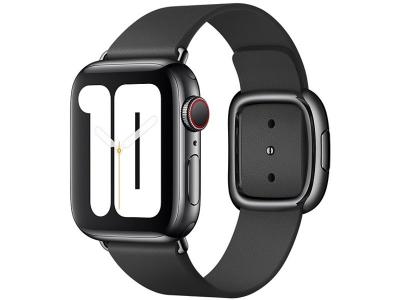 EKO  Bracelet pour Apple Watch 38mm en cuir v&eacute;ritable Noir