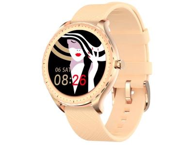 EKO  Montre Connect&eacute;e 5.0 avec Podom&egrave;tre Waterproof IP67 Beige