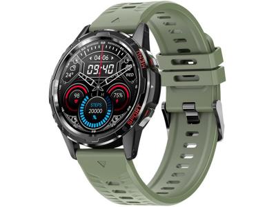 EKO  Montre Connect&eacute;e 5.1 avec Anti-vol et Bracelet Silicone Kaki