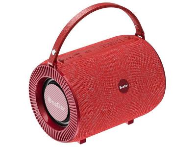 YONIS Enceinte bluetooth portable puissante 5w support usb tf aux fm autonomie 6he rouge  