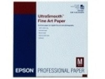  Epson Ultrasmooth Fine Art Paper, A3+, 325g/m&sup2; m&eacute;dia grand format Mat