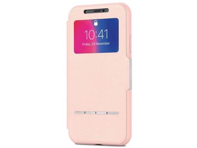 MOSHI Coque avec rabat frontal tactile compatible avec iphone x
