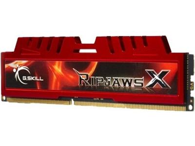 G.SKILL Ripjaws-X F3-12800CL9D-8GBXL - DDR3 - kit - 8 Go: 2 x 4 Go - DIMM 240 broches - 1600 MT/s / PC3-12800 - CL9 - 1.5 V - m&eacute;moire sans tampon - non ECC 