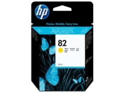 HP Cartouche  CH568A n&deg;82 - Yellow
