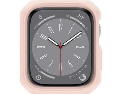 ITSKINS Coque pour Apple Watch 7/8/9 38-40-41 mm Renforc&eacute;e Spectrum R Solid Rose