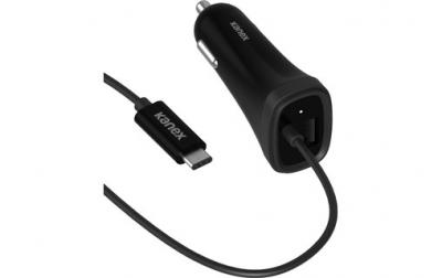KANEX  USB-C Car Charger - Chargeur voiture USB-C + USB