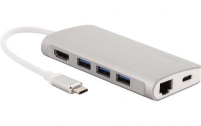 CROPMARK Lmp usb-c mini dock - dock usb-c 8 ports argent