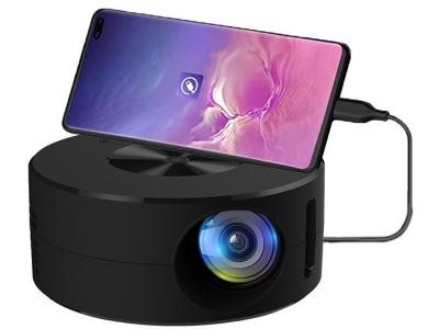  Mini Vid&eacute;oprojecteur HD Portable 100' &Eacute;cran Co-Partage Facile Pour Jeux Et Films Noir YONIS