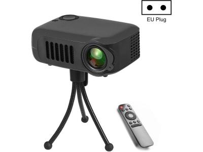 Mini Vid&eacute;oprojecteur Portable Ultra L&eacute;ger 800 Lumens Support 1080P Id&eacute;al Home Cin&eacute;ma Noir
