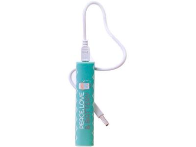 MRWO Batterie externe Mr. Wonderful Peace et Love PowerBank 2600 mAh Vert 