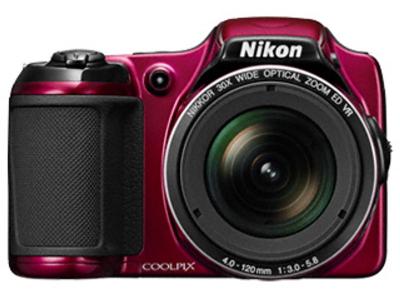NIKON  L820 Bridge Rouge - CMOS 16MP Zoom 30x 