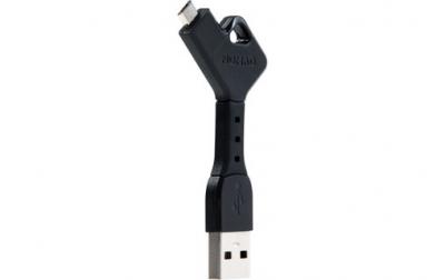 NOMAD  Key Noir - C&acirc;ble ultra-compact USB vers micro-USB