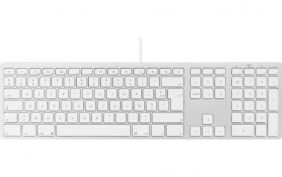 NOVODIO  Touch Keyboard Evo - Clavier Mac USB AZERTY (Aluminium)