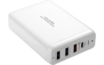 NOVODIO  USB-C Multiport Charger - Chargeur iPhone/Macbook Pro QC 3.0 75W USB-C/A