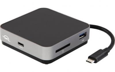 OWC usb-c travel dock v2 gris sid&eacute;ral - dock usb-c de poche 