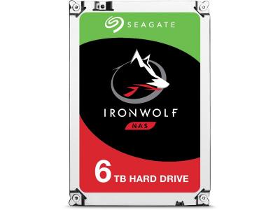 SEAGATE Disque dur interne  IronWolf ST6000VN0033 6 To SATA 6Gb/s 7200 tours/min 256 Mo 