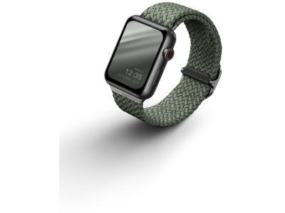 UNIQ Bracelet Tress&eacute; pour Watch 40-38mm Aspen  Vert