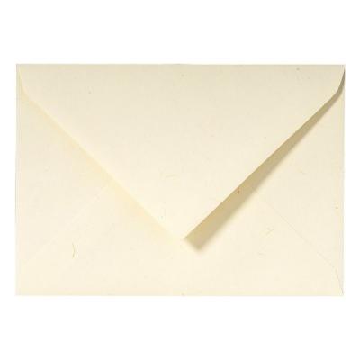 GENERIQUE Lot de 5 20 enveloppes C6 Paille gomm&eacute;es, coloris ivoire