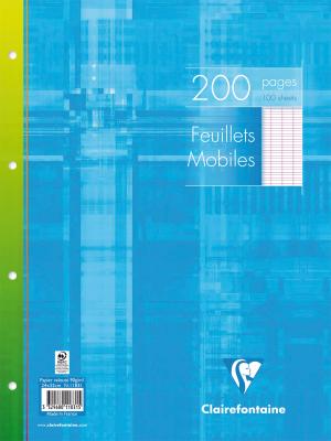 CLAIREFONTAINE  Feuillets Mobiles Sous Film 24x32 200p S&eacute;y&egrave;s
