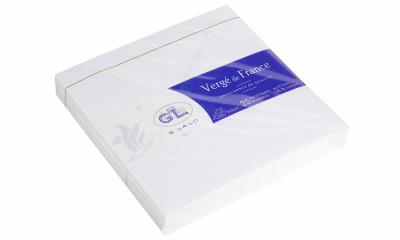 LALO G. - 25 Enveloppes Verg&eacute; 14x140mm Extra Blanc