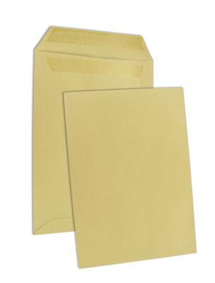 GPV Bo&icirc;te de 500 pochettes Kraft B5 autocollantes 90g