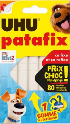 UHU Pastilles Repositionnables Blanches  - Les 80 Pastilles