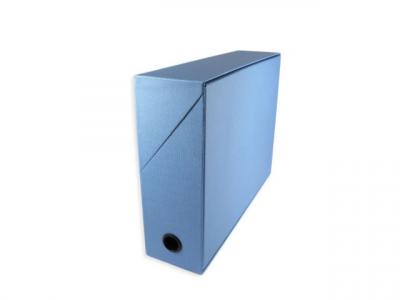 OXFORD Esselte Bo&icirc;tes Transfert, 90 mm, A4, Carton 18/10e, Bleu Clair, 801487