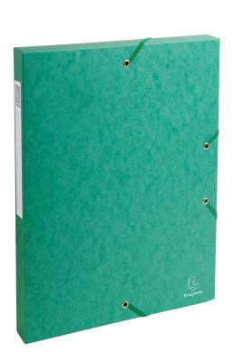 EXACOMPTA Bo&icirc;te de classement Exabox - Dos 25 mm -  - Verte