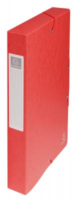 EXACOMPTA Bo&icirc;te de classement Exabox - Dos 40 mm -  - Rouge