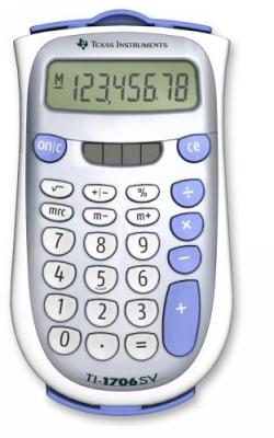 TEXAS INSTRUMENTS Calculatrice de poche TI-1706SV- 