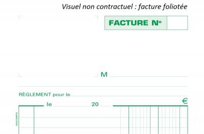 Carnet de facture dupli - 13278E - EXACOMPTA - 21 x 14,8 cm