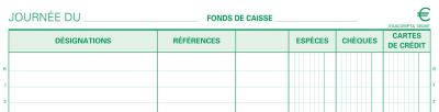 EXACOMPTA Manifold  50 feuillets Encaissements 29,7x21cm Dupli