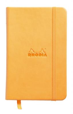 RHODIA  Webnotebook ORANGE 9x14 - Papier ivoire