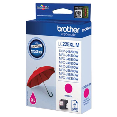 BROTHER Cartouche d'encre  LC225 MAGENTA