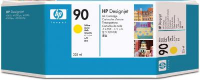 HP  90 Original Jaune 1 pi&egrave;ce s