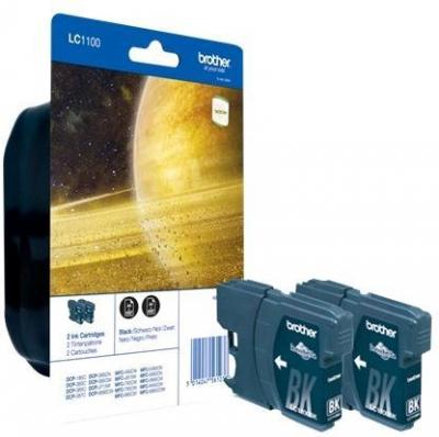 BROTHER  - cartouche lc1100bkbp2 noir