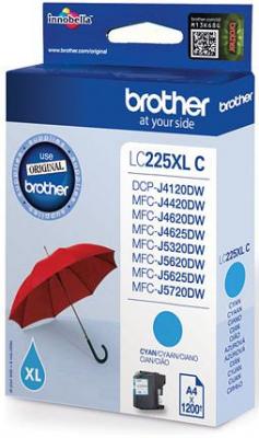 BROTHER Cartouche d'encre XL LC225XLCBP -  - Cyan