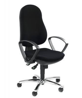 Chaise de bureau dactylo SYNCRO - TOPSTAR - Noir