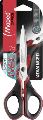 MAPED  Blister D'1 Paire De Ciseaux Sym&eacute;triques Avanced Gel 17 Cm