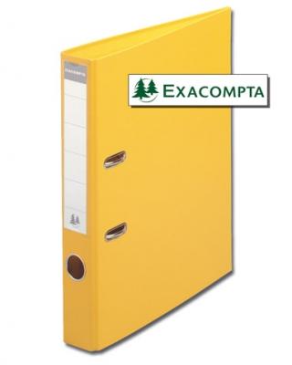 EXACOMPTA  Lot de 10 Classeurs &agrave; levier PVC A4 D50mm Premium jaune
