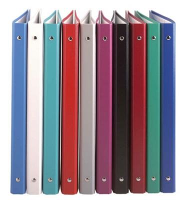 EXACOMPTA Classeur  rembord&eacute; polypro 32x25,6cm 4 annx Dos 20mm Coloris assortis