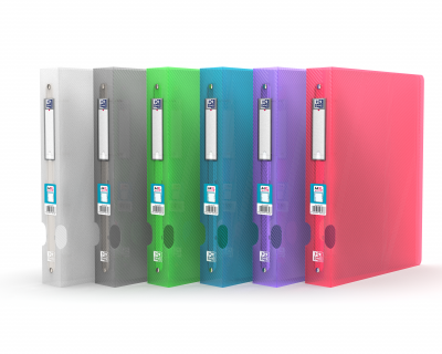 ELBA Classeur souple Hawai A4+ - OXFORD - Dos 40 mm - Coloris al&eacute;atoires