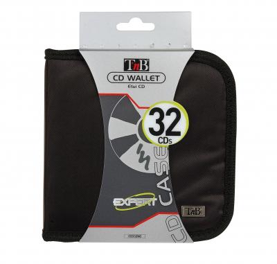 TNB Etui pour 32 CD T'nB Expert Noir